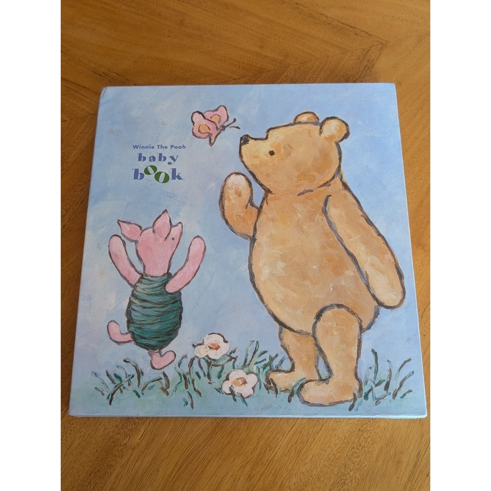 Winnie the Pooh Baby Record Spiral Book & Box Cover Michel & Co